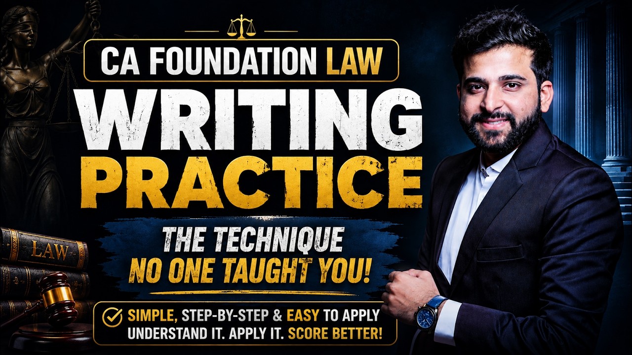 CA FOUNDATION LAW | WRITING PRACTICE | ARJUN CHHABRA |