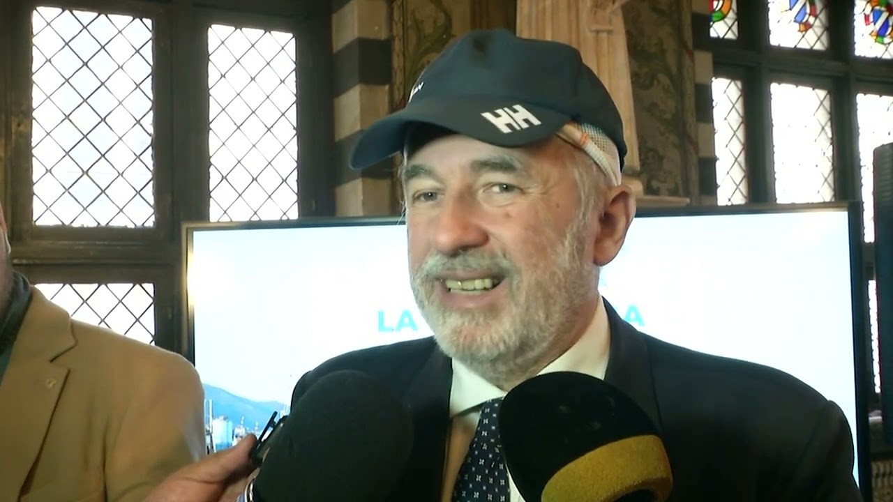 Assegnazione lavori nuova diga di Genova - il sindaco di Genova Marco Bucci