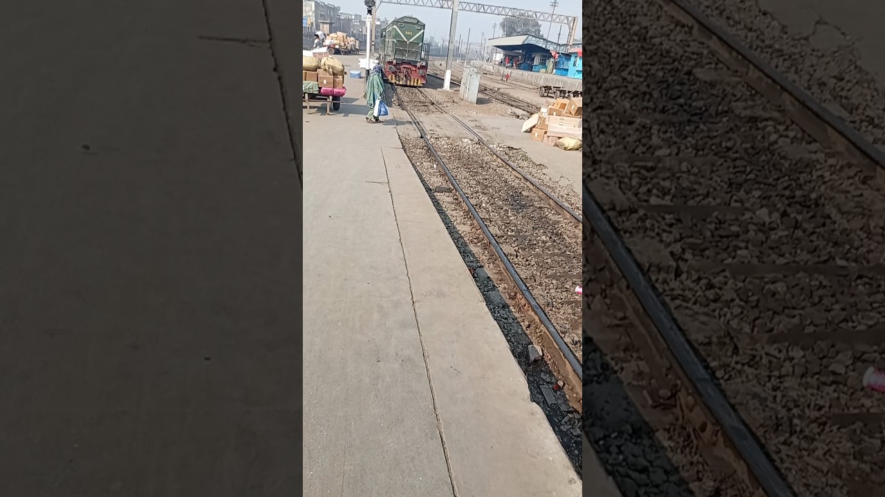Saved A Lady from Getting Down The Train Engine 