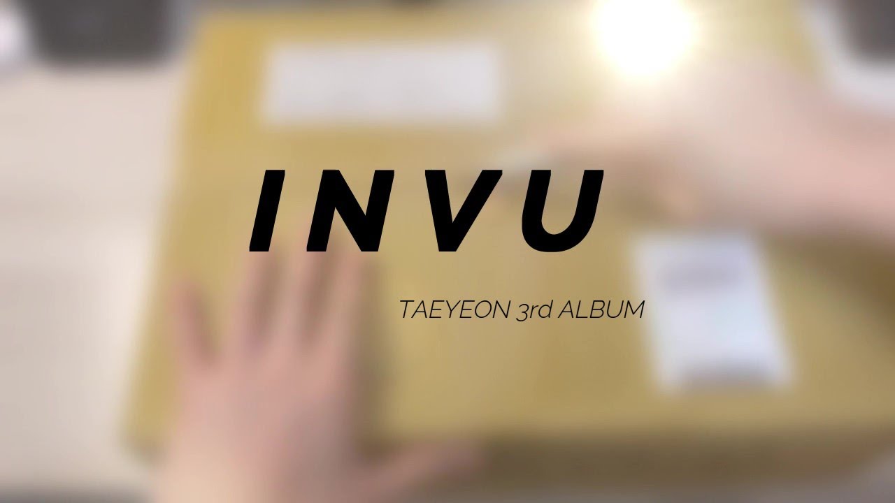 TAEYEON INVU 3RD ALBUM UNBOXING 太妍第三張正規專輯 開箱紀錄之究竟是抽到精靈王還是愛犬ZERO小卡?! 小卡放ZERO的意圖是?!