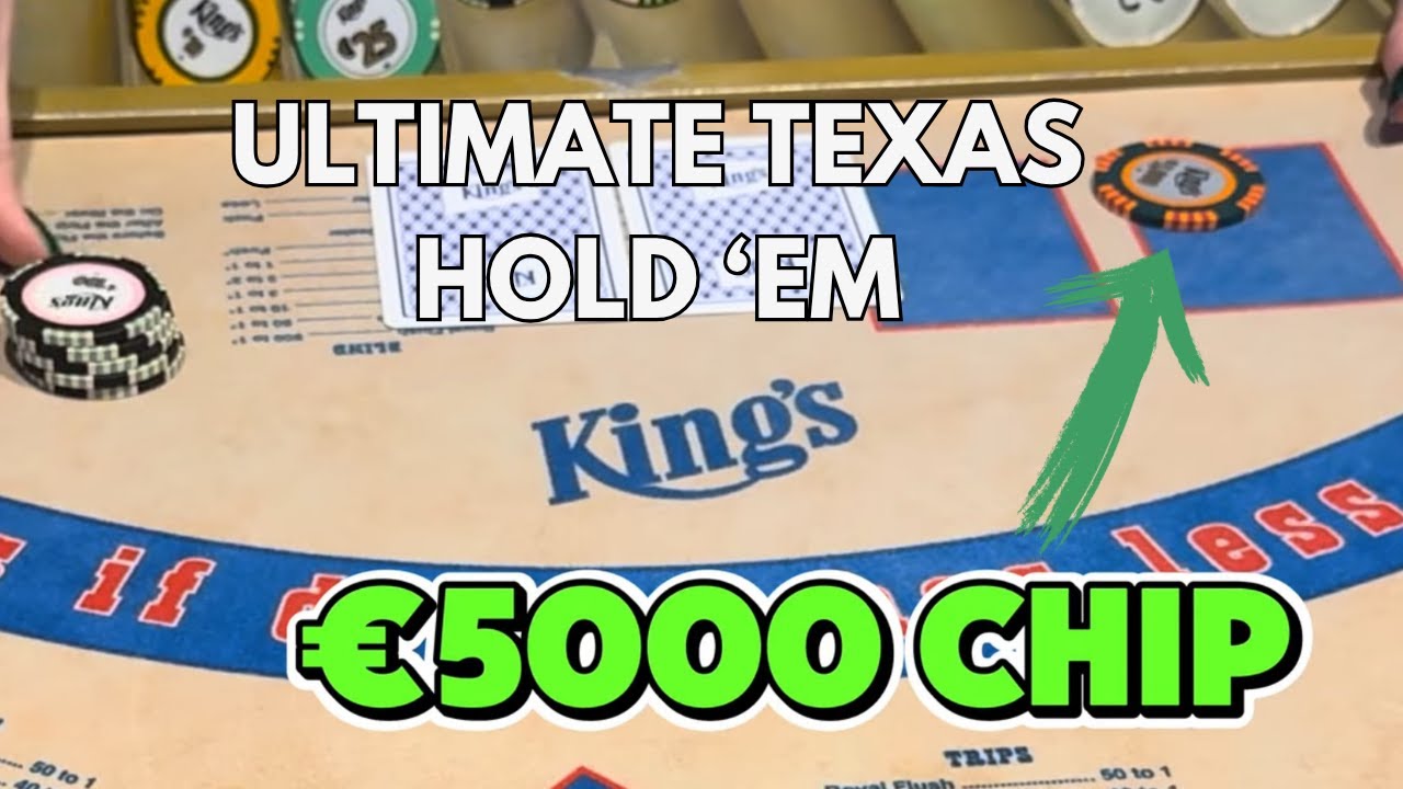 ULTIMATE TEXAS HOLD'EM ! 5000€ chip on the table