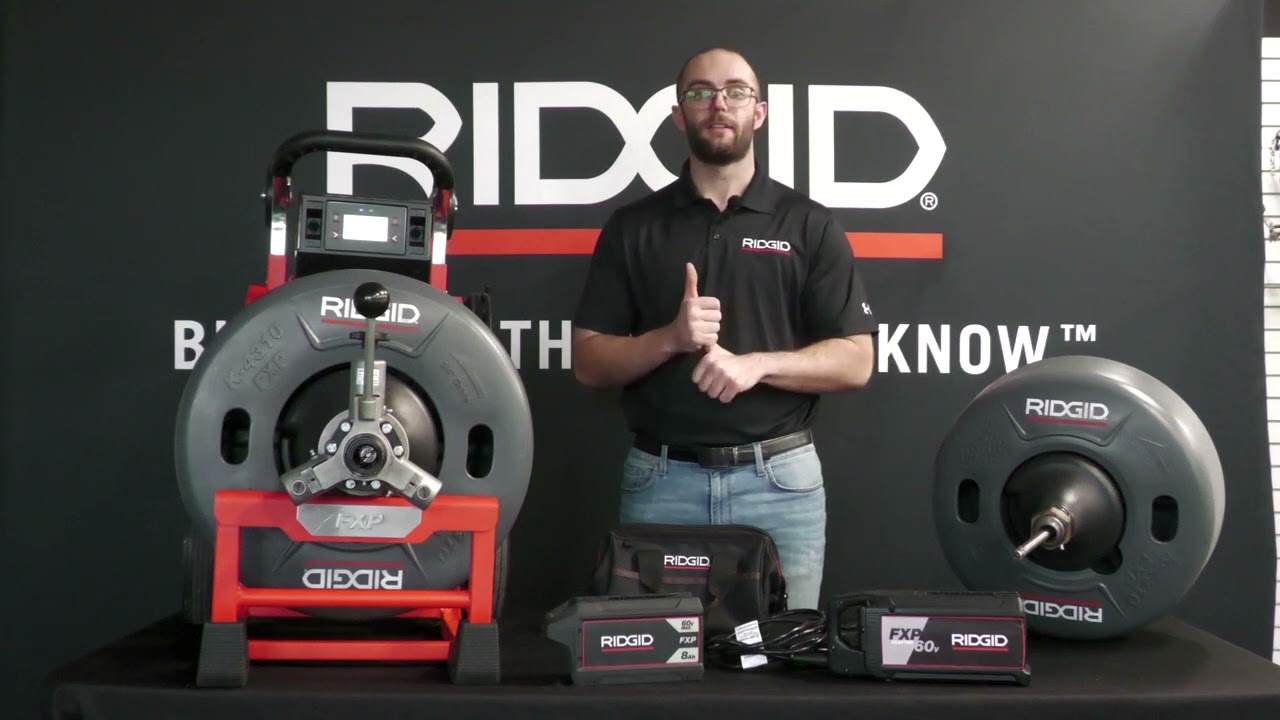 RIDGID® K-4310 FXP™ Drum Machine Overview