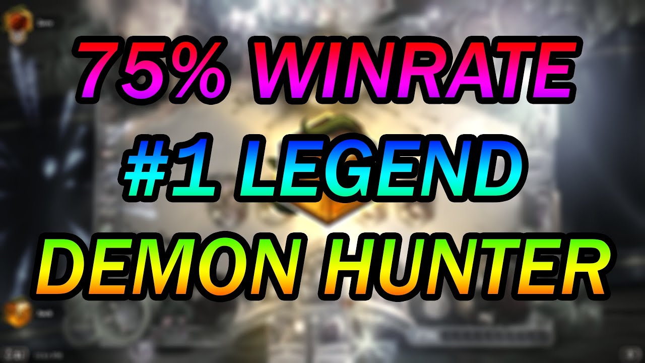 Odd Demon Hunter is S TIER - Easy Top 5 Legend! | Hearthstone | Ashes of Outland | Wild