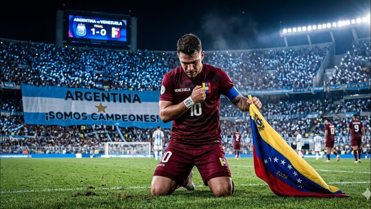 Venezuela vs Argentina ( ELIMINATORIAS AL MUNDIAL 2026) 