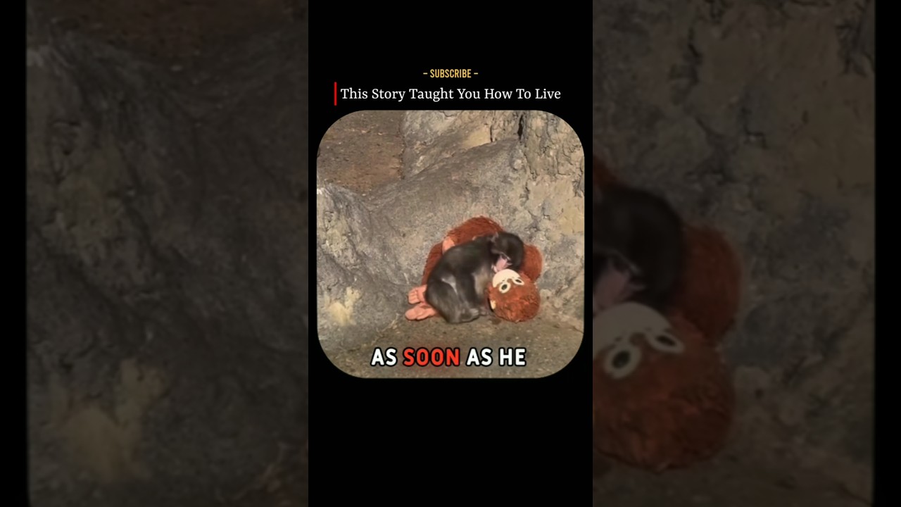 This Monkey Found a Mother in a Toy&hellip; Heart Touching Story 😔