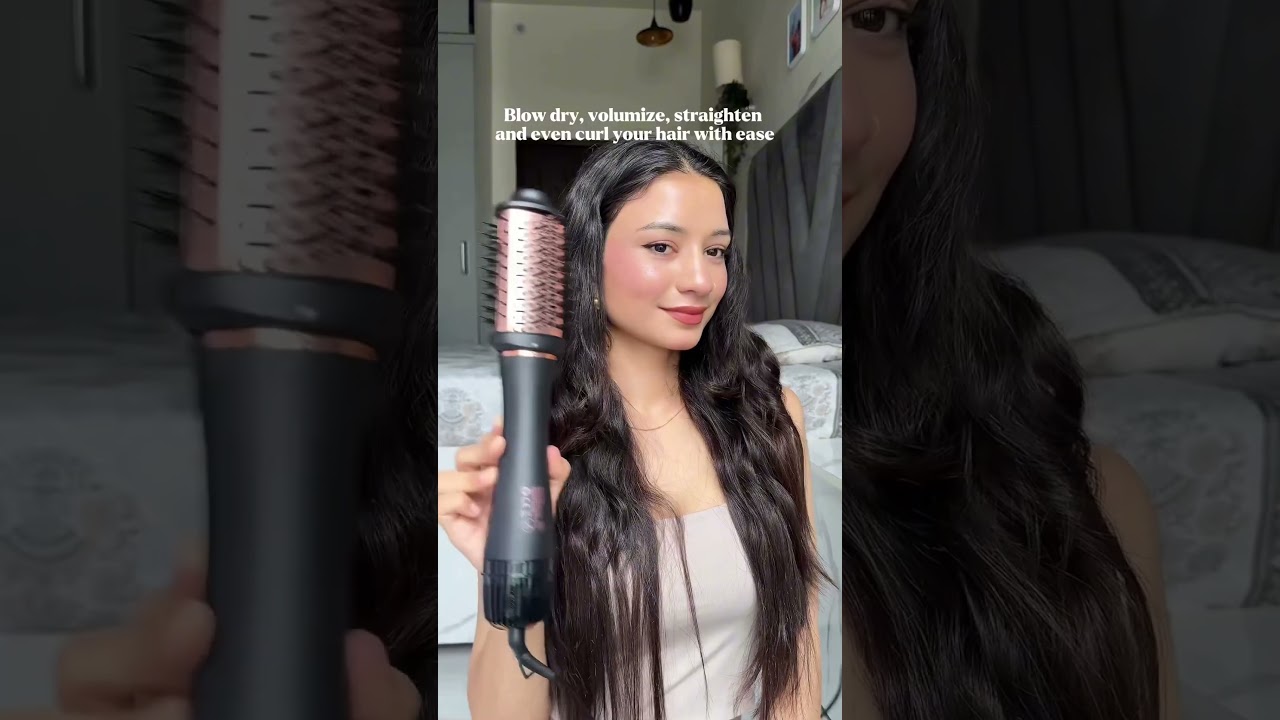 Amazon finds | 3 in 1  Urbanyog Hot Air Brush | #shorts #airbrush #hairstyle #hairvolume #urbanyog