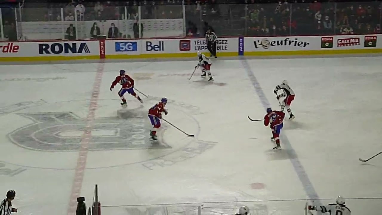 Zac Jones of the Hartford Wolf Pack scores vs. the Laval Rocket 3/18/22