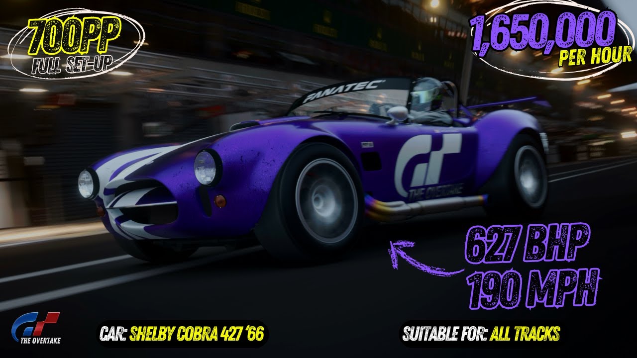 🔥 Shelby Cobra 427 '66 - 600BHP 700PP MONSTER! | GT7