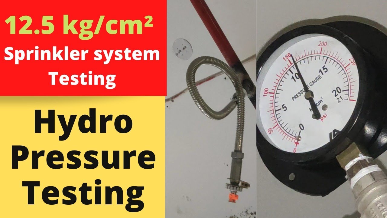 sprinkler system testing procedure | fire sprinkler testing procedure | sprinkler pipeline testing