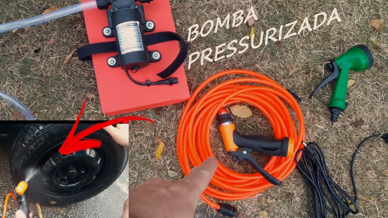 Bomba pressurizada -  lavar carro - chuveiro de camping  etc...