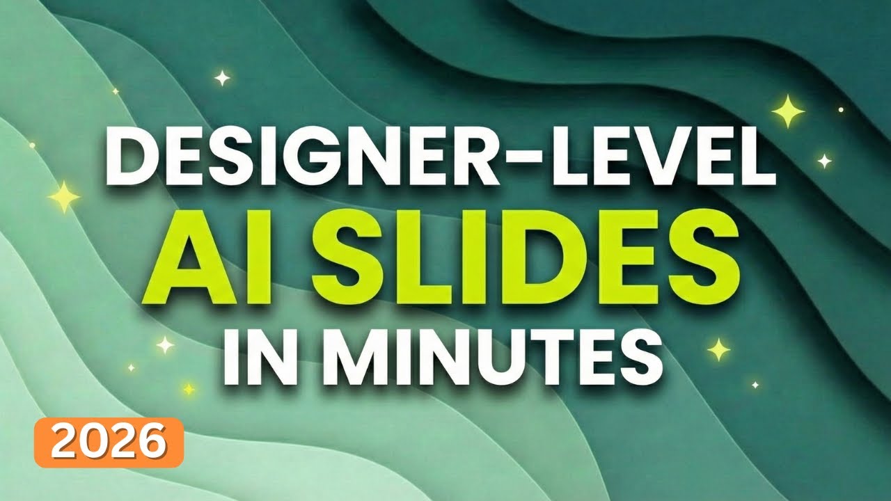 Create AI Slides That Looks Designer-Quality in Minutes | Best AI Tool for Presentations (2026)