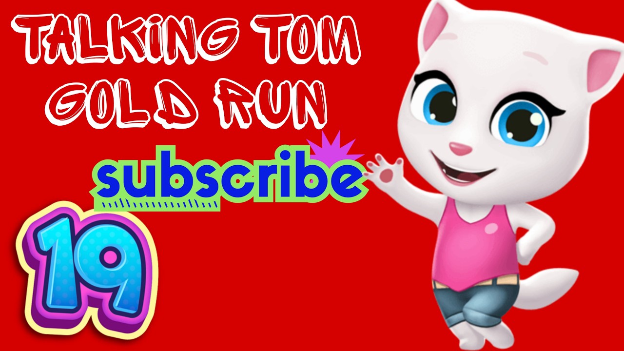 Talking Tom Gold Run - 3 x Talking Angela Gameplay Android and iOS
