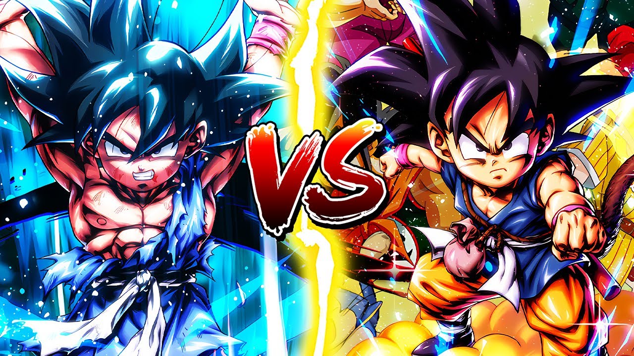 LF KID GOKU VS LF KID GOKU