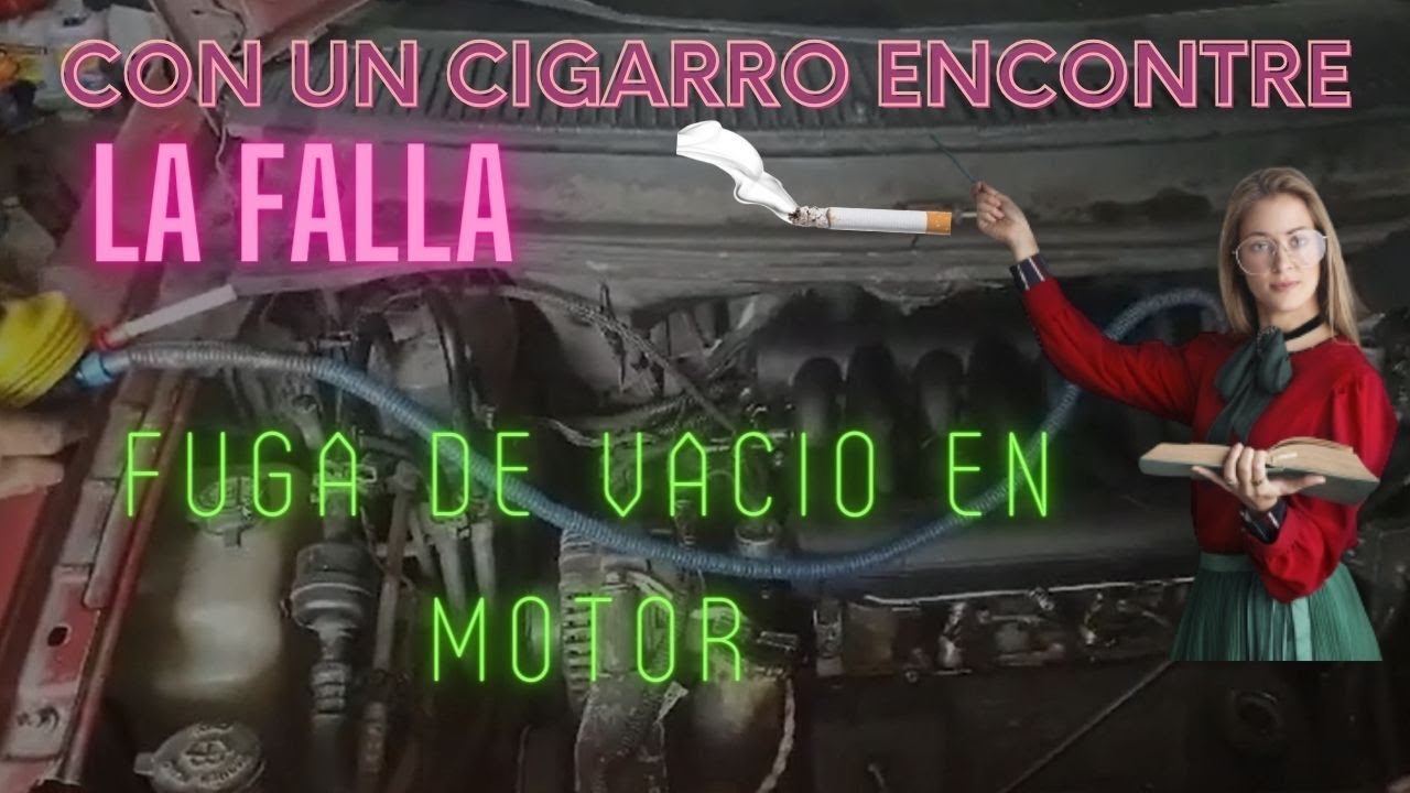 Descubre el truco efectivo para detectar fugas de vac&iacute;o en motores de autos usando un cigarro