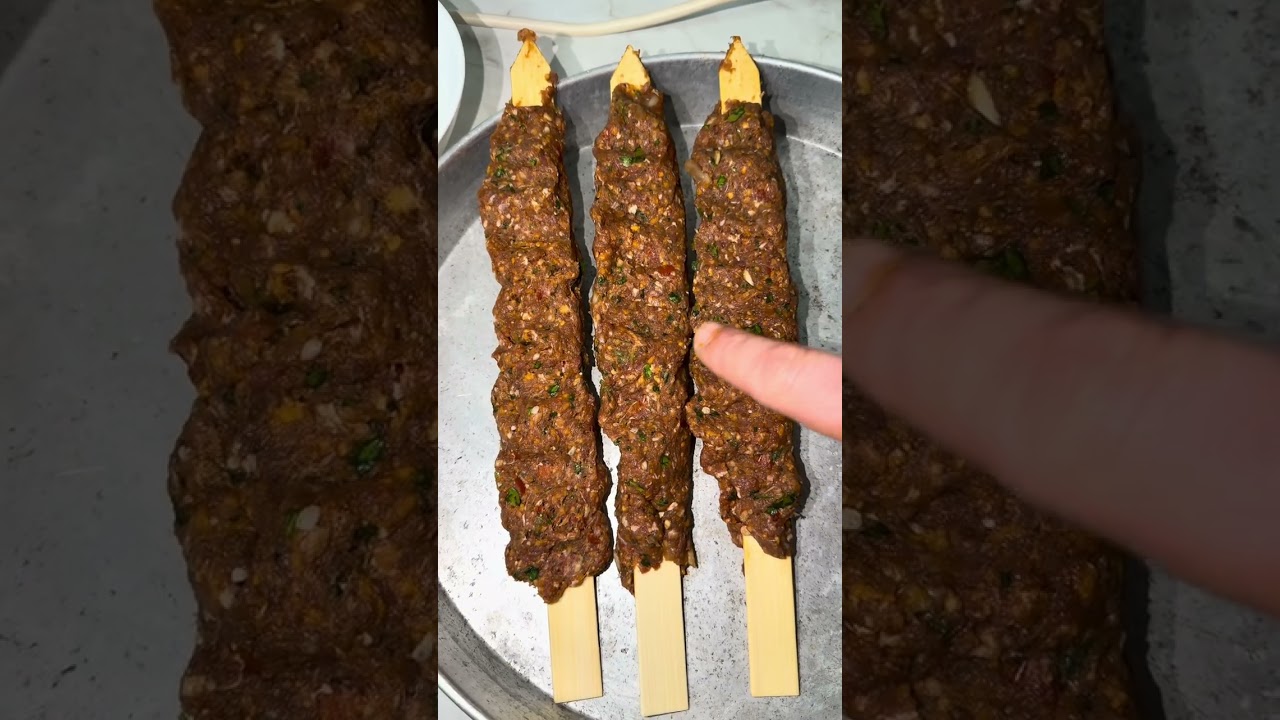 كباب غزاوي كباب تركي Adana في المزل بأبسط طريقة و مذاق ولا أروع #اسلخ_يامعلم
