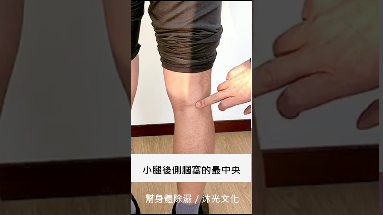 幫身體除濕／委中穴【更多除濕關鍵都在《幫身體除濕》一書  