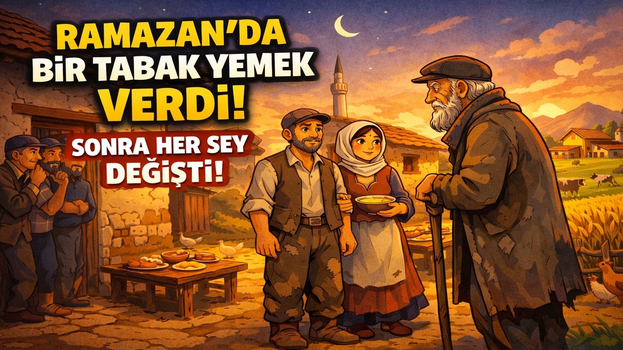 Ramazan’da Bir Tabak Yemek Verdi… Sonra Köyde Her Şey Değişti! | İbretlik Anadolu Hikayesi