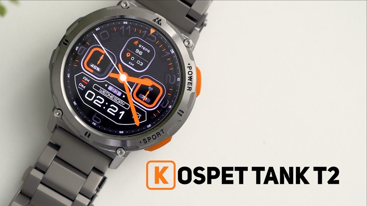 KOSPET Tank T2 — премиальные, но доступные смарт-часы