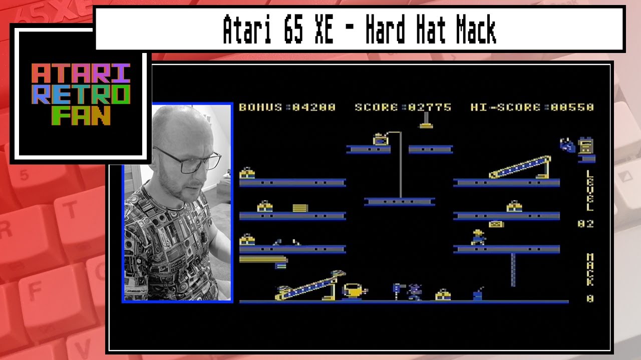 Atari XL/XE Hard Hat Mack