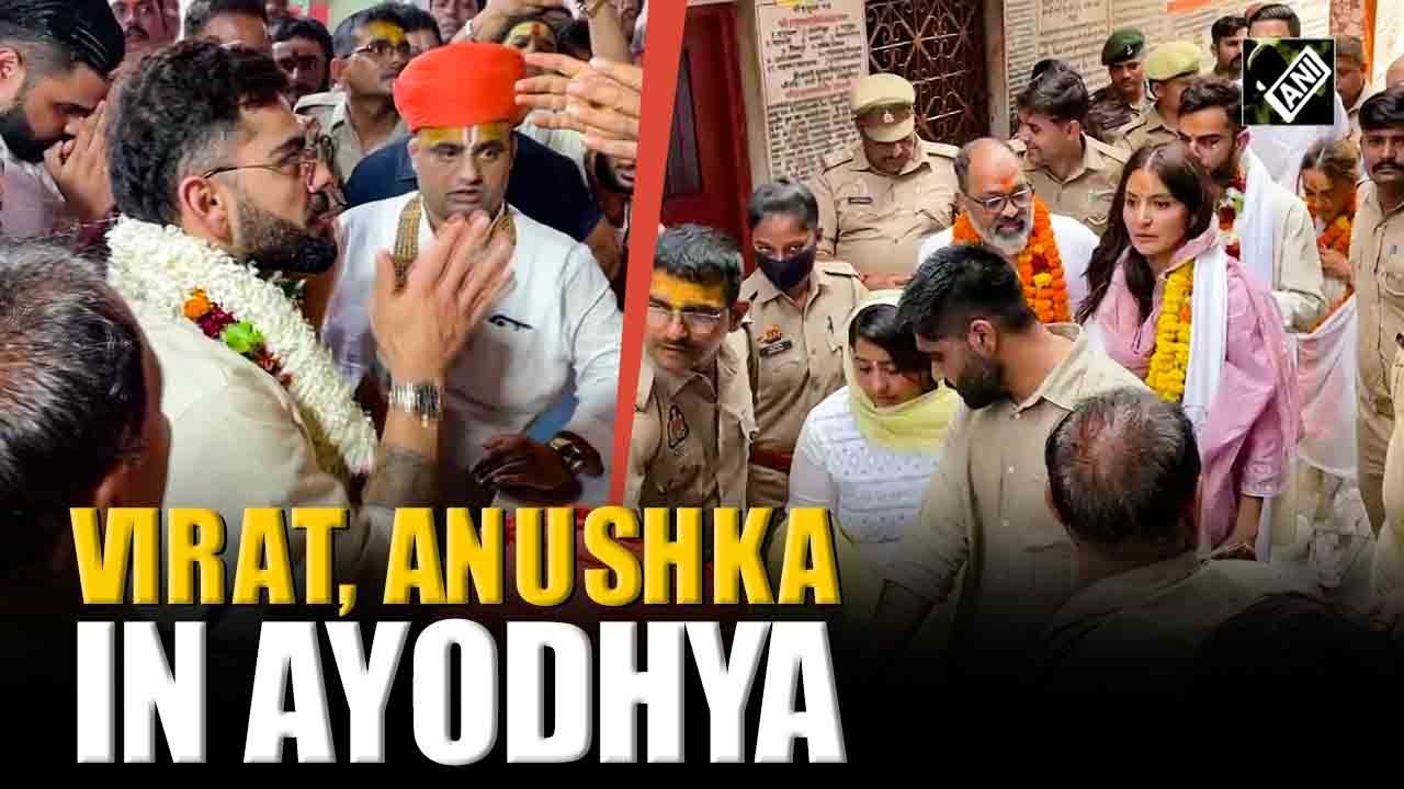 Virat Kohli, Anushka Sharma visit Ayodhya; offer prayers at revered Hanuman Garhi Temple