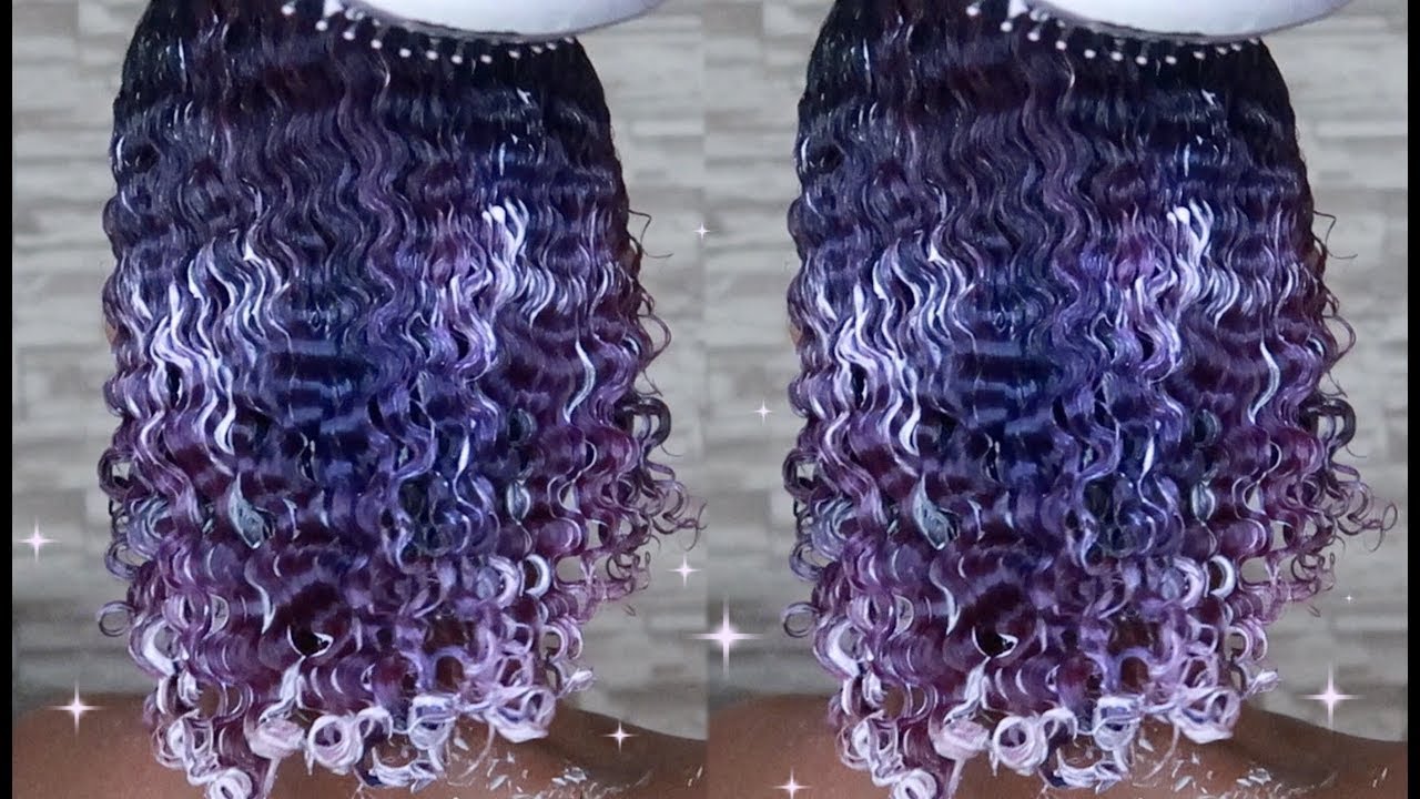 DYING MY HAIR PURPLE | NATURAL HAIR | GALAXY PURPLE