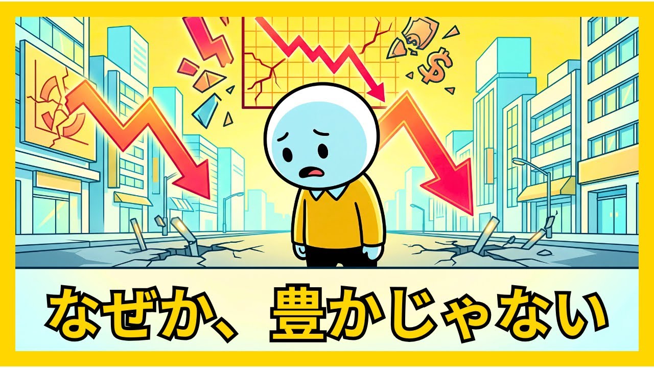 【日本経済】日本で「豊かさ」を感じにくくなった理由はどこにあるのか?