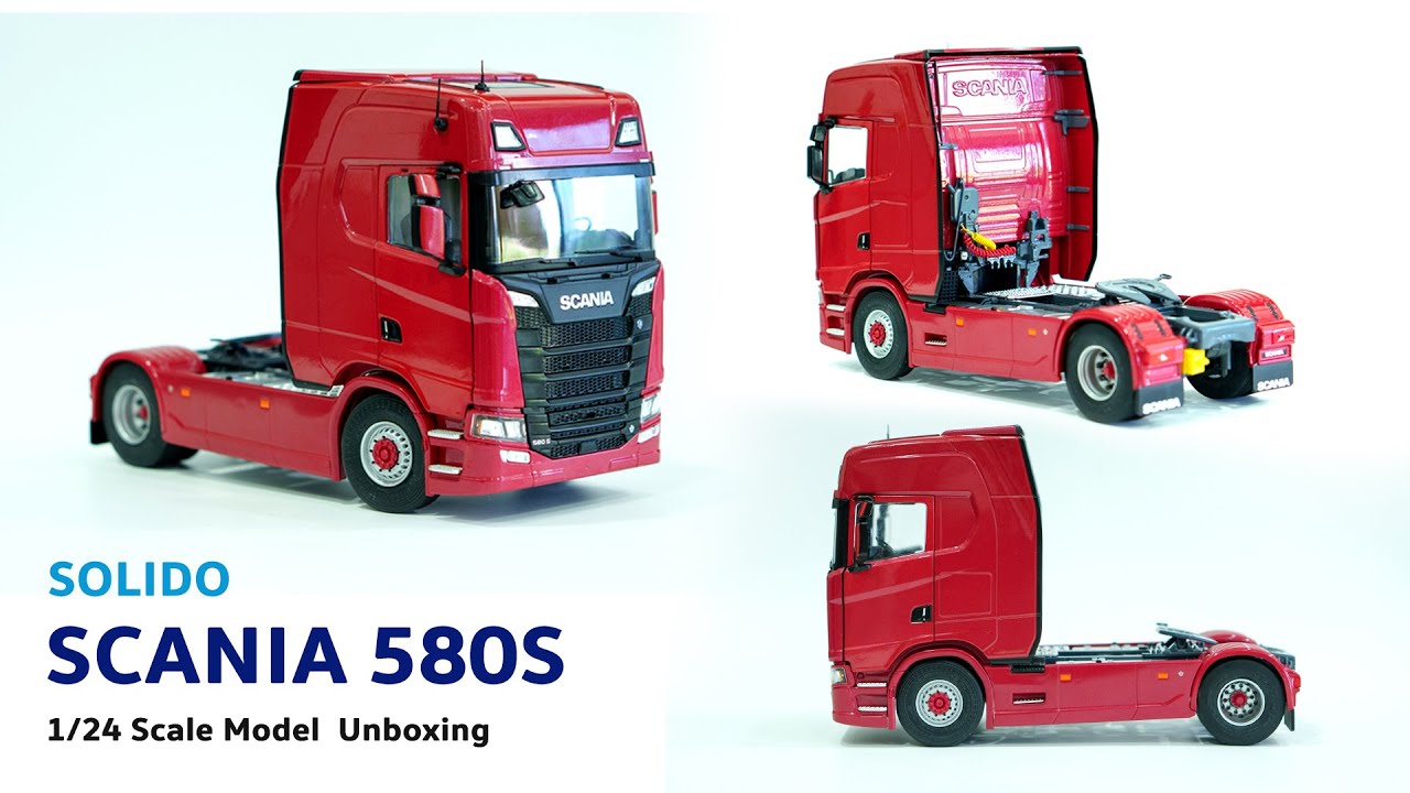 Solido Truck Edition SCANIA 580S 1:24 Scale Model | Scania 580S| Solido Truck Edition Unboxing.