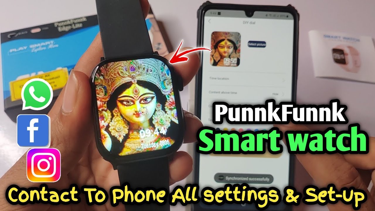 Punnkfunnk smart watch connect to phone|punnkfunnk smart watch mobile se kaise connect kare