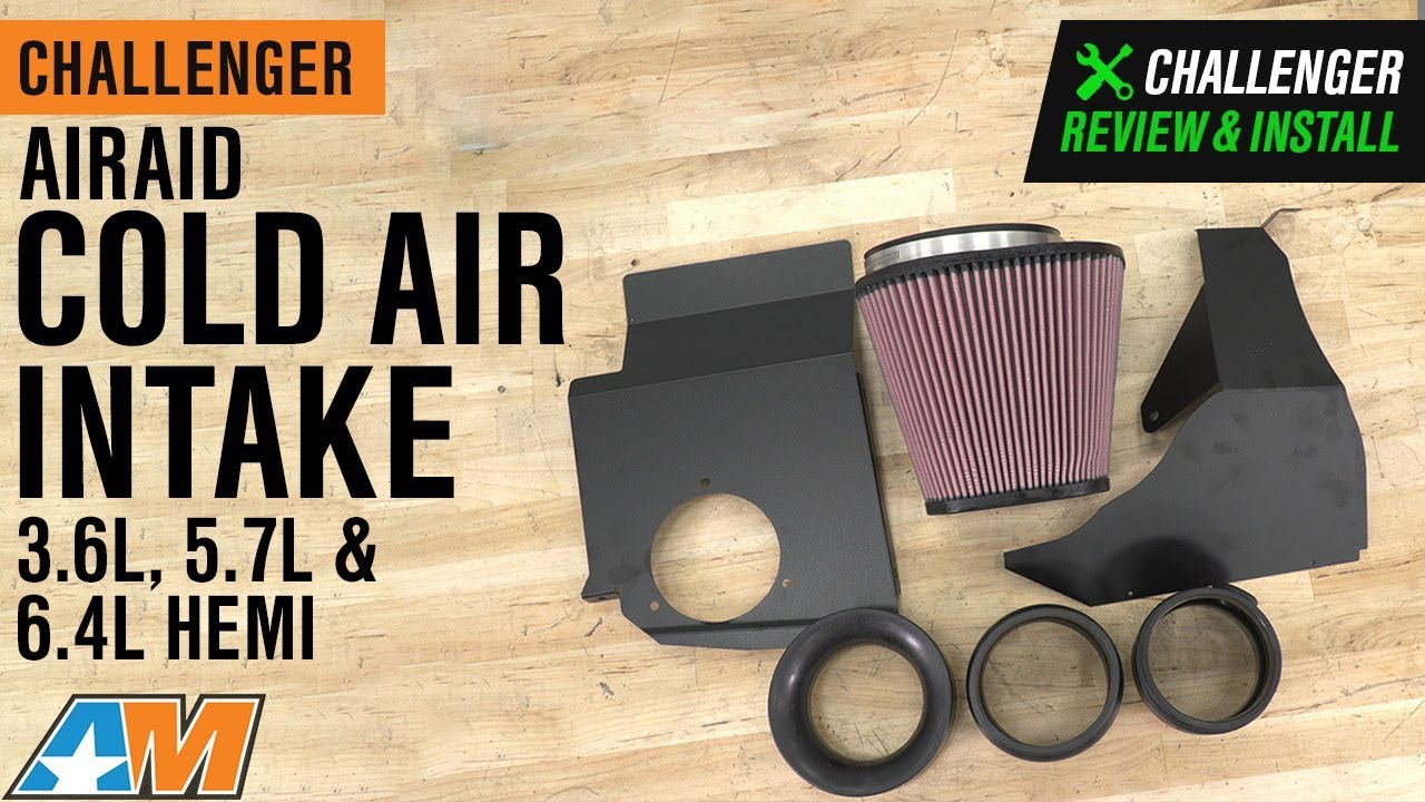 2011-2019 Challenger 3.6L, 5.7L & 6.4L HEMI Airaid Cold Air Intake w/ SynthaFlow Review & Install