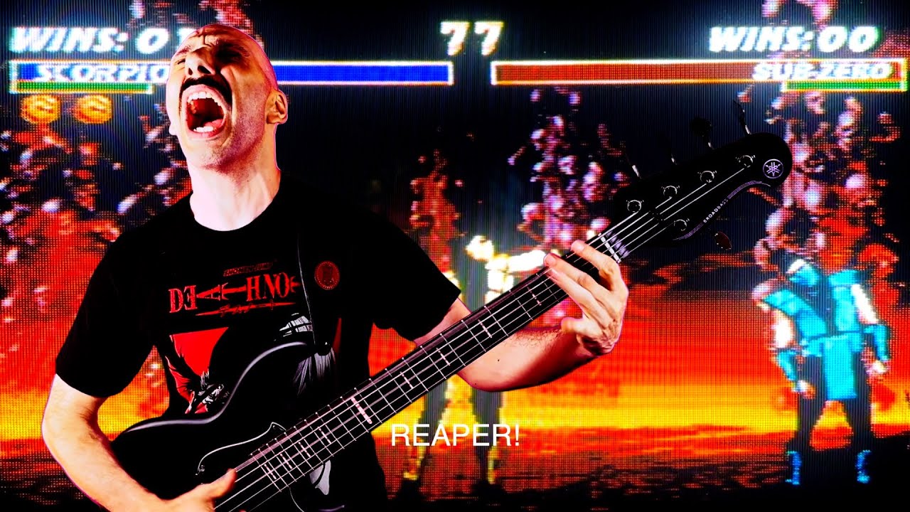 No Helmet - Defiant Blue Skulls - Yamaha BB735a #metal #bass