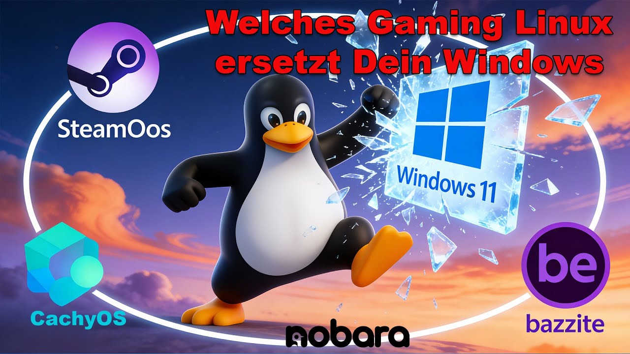 Welches Linux ersetzt Dein Windows beim Gaming - Nobara, CachyOS oder Bazzite?