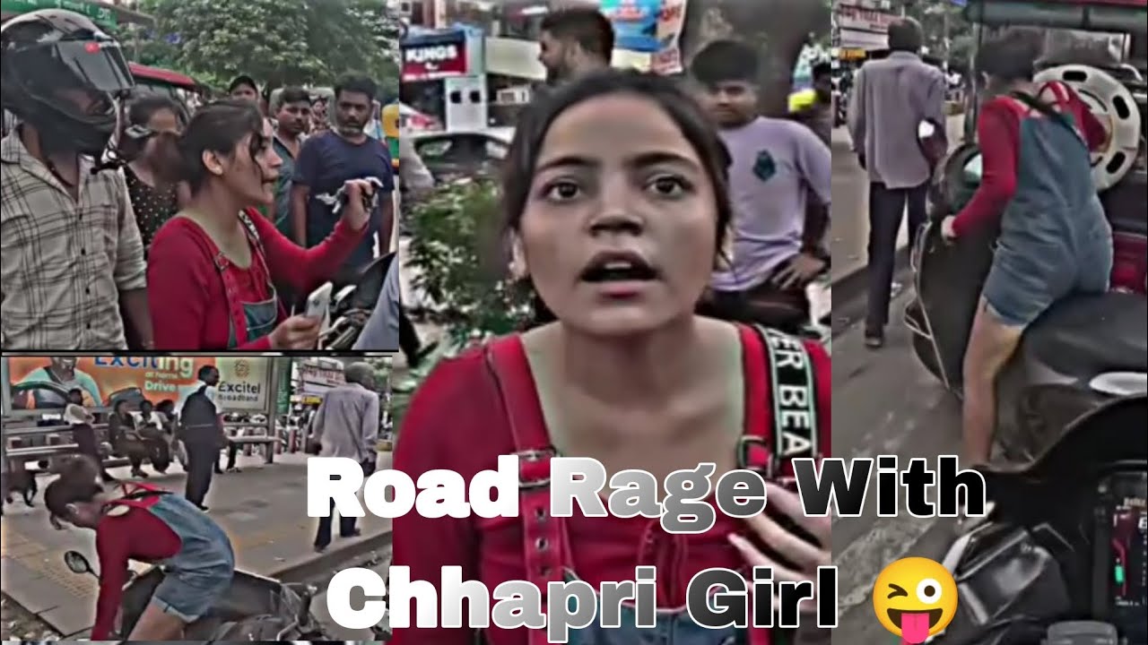 Road Rage With Chhapri Girl 😜 #rider #vlog #blogger #viralvideos #video