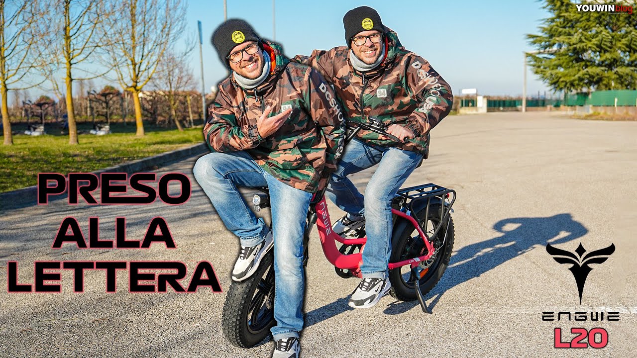 ENGWE L20 CARGO BIKE 💪 TRASPORTA TUTTO/I A 250W