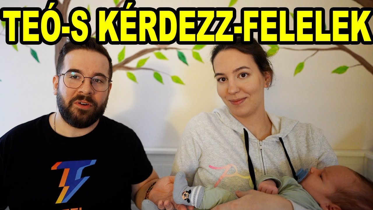 Miért Teó a gyerekünk neve, Jack mit szólt, hol szült Kinga? | Babás kérdezz-felelek - Teó Naplója