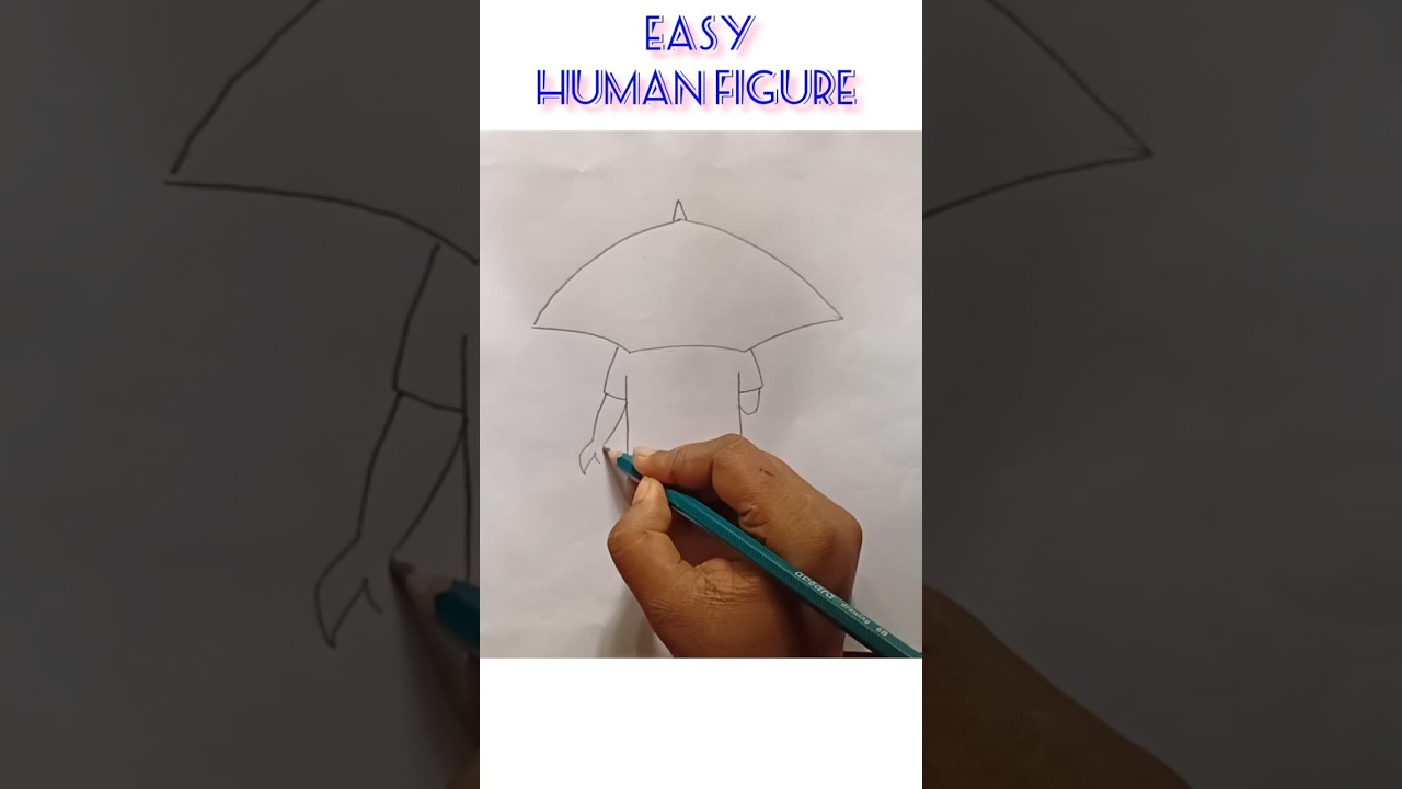 Easy Human figure| For kids #drawing #oilpastel #viral #youtubeshorts #trending #art #figure