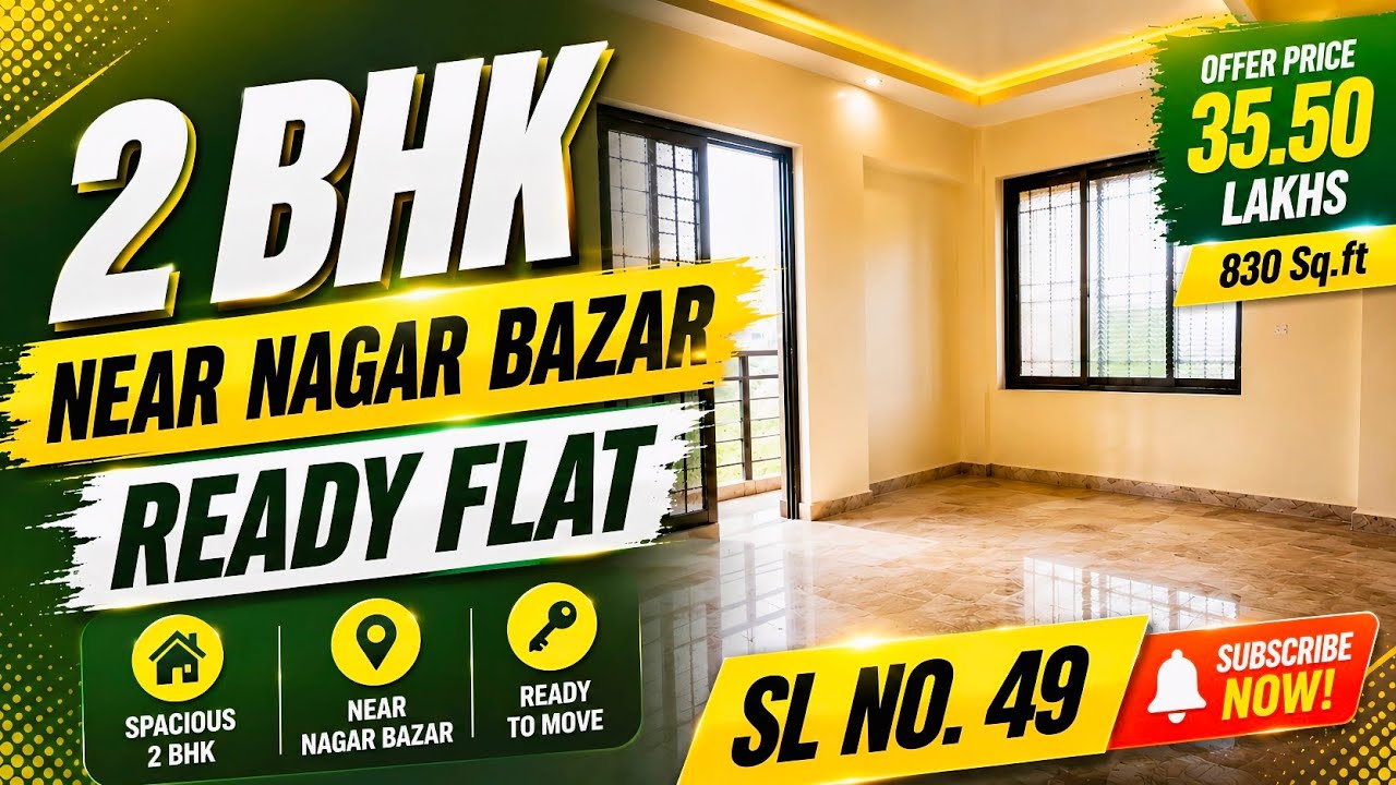 2 BHK Ready Flat Sale Near Nager Bazar CC Done
