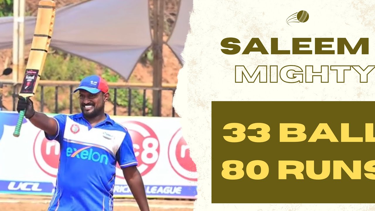 SALEEM MOIGHTY 33 BALL 80 RUNS || RAIZ 16 BALL 39
