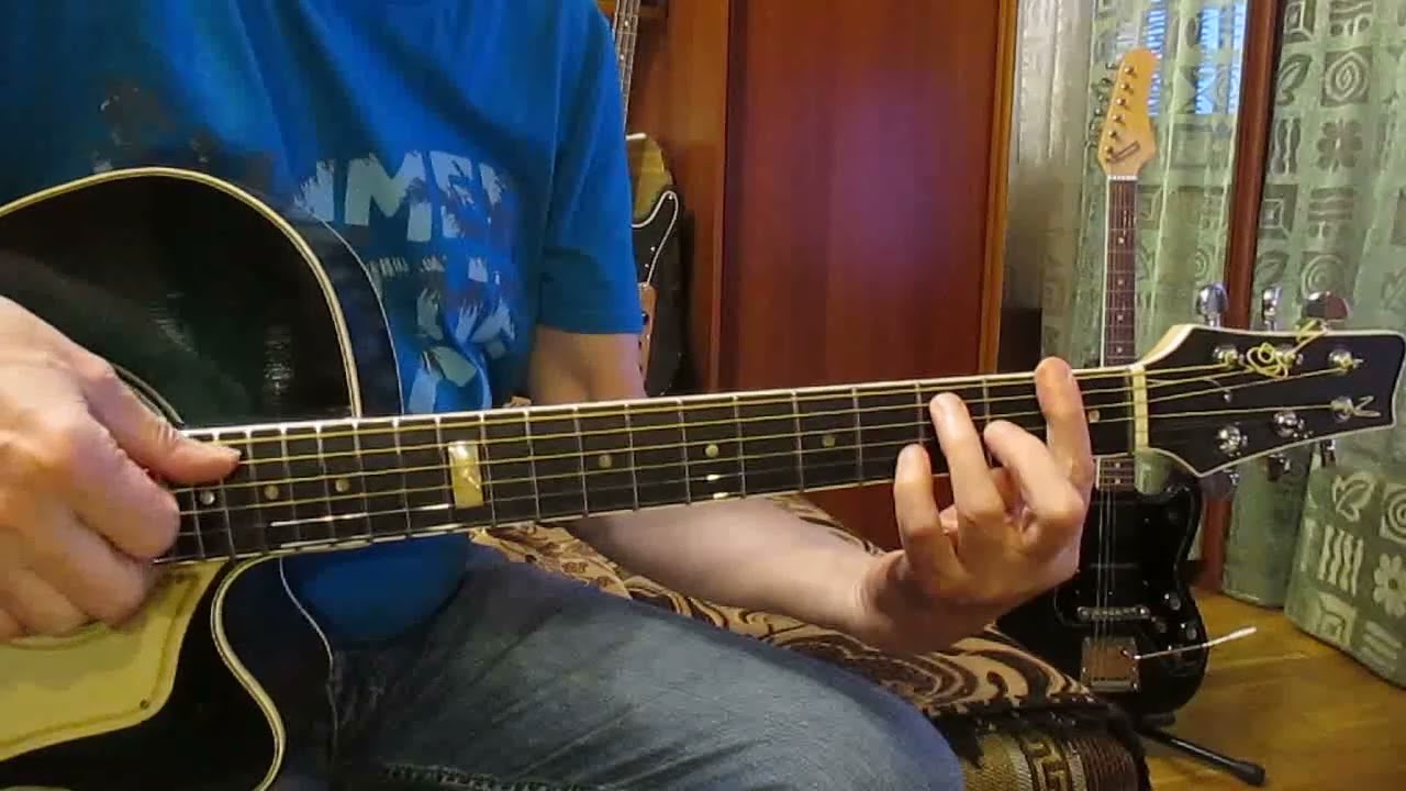 Окончен школьный роман-А. Новиков (как играть на гитаре аккорды)