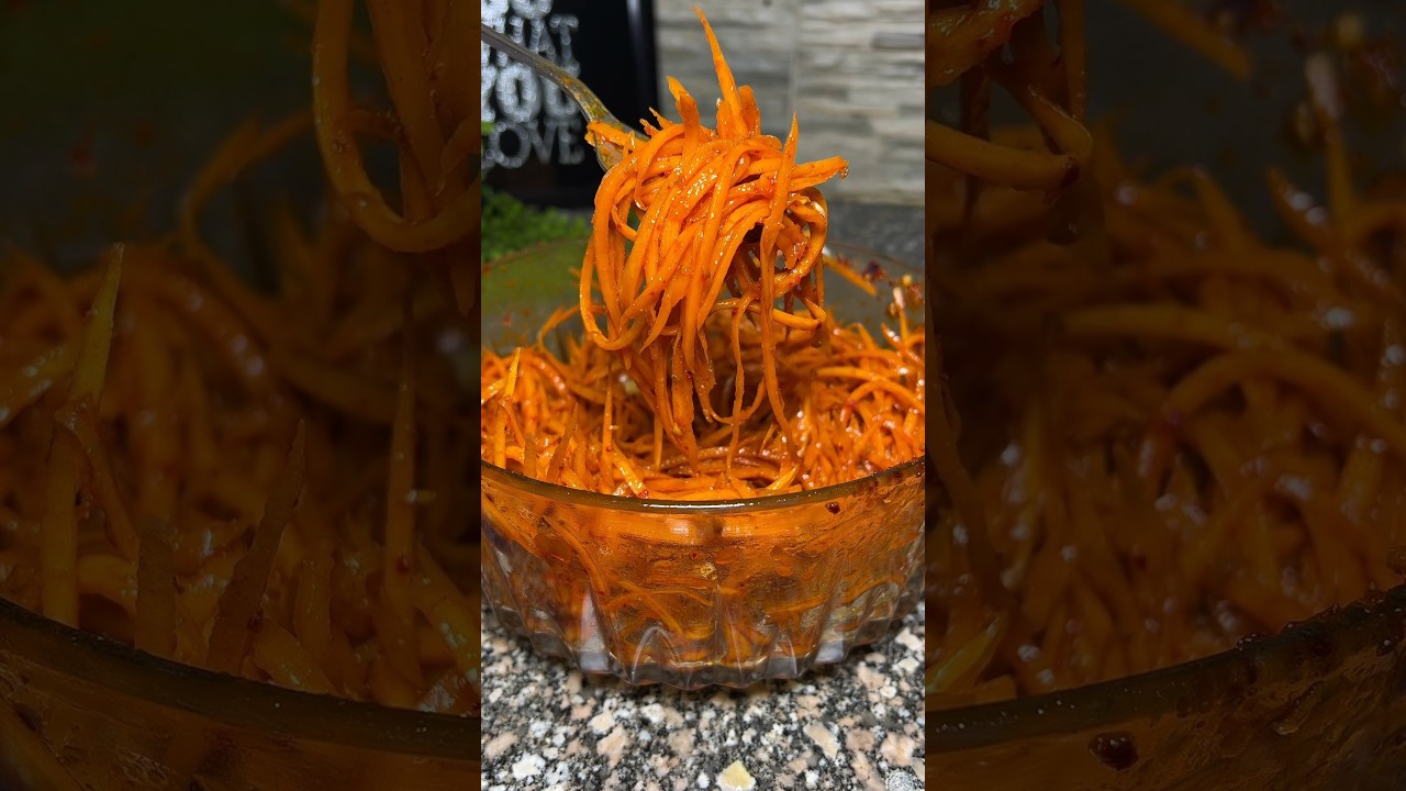 ВАМ СТОИТ ПОПРОБОВАТЬ ЭТОТ КОРЕЙСКИЙ САЛАТ ИЗ МОРКОВИ/МОРКОВЧА