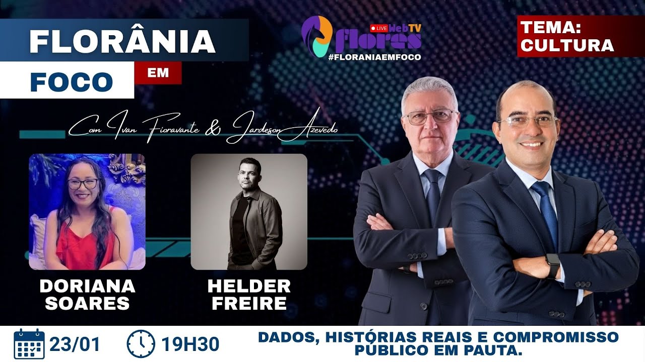 [AO VIVO] Florânia em Foco | WebTV Flores | 23/01/2025 - 19:30