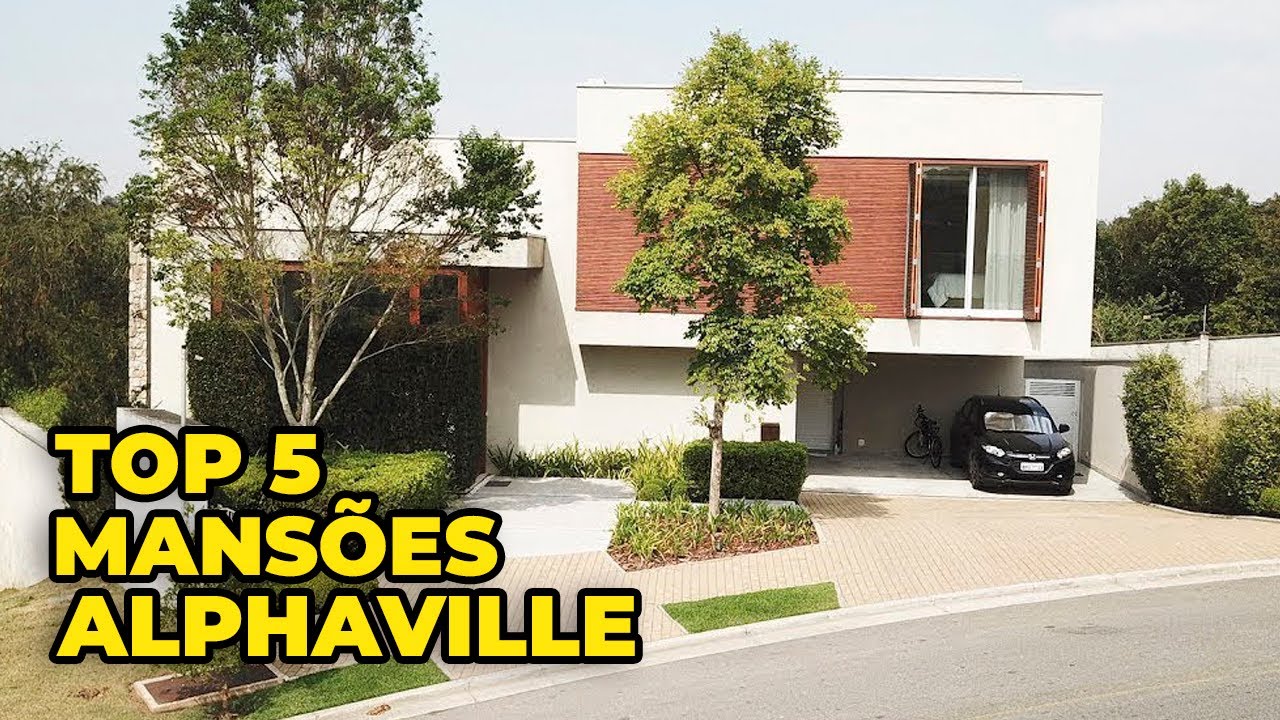 Conheça as TOP 5 MANSÕES do Residencial ALPHAVILLE - Granja Viana - SP