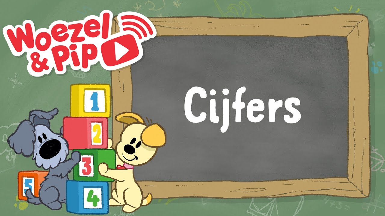 Woezel & Pip TV - Cijfers leren (leren tellen) met Woezel & Pip!