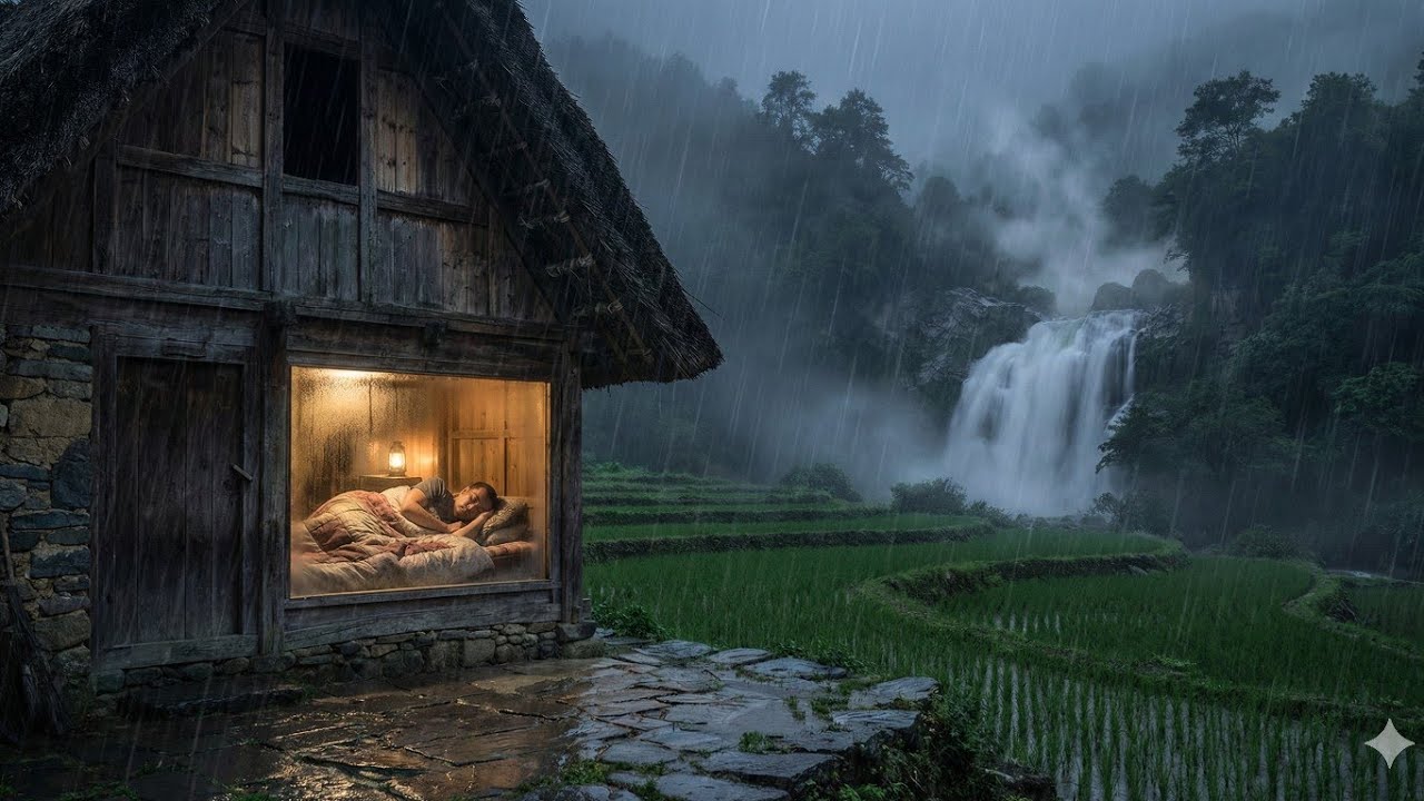 Ultra Realistic Heavy Rain ASMR 🌧️ Deep Sleep, Relax, Stress Relief