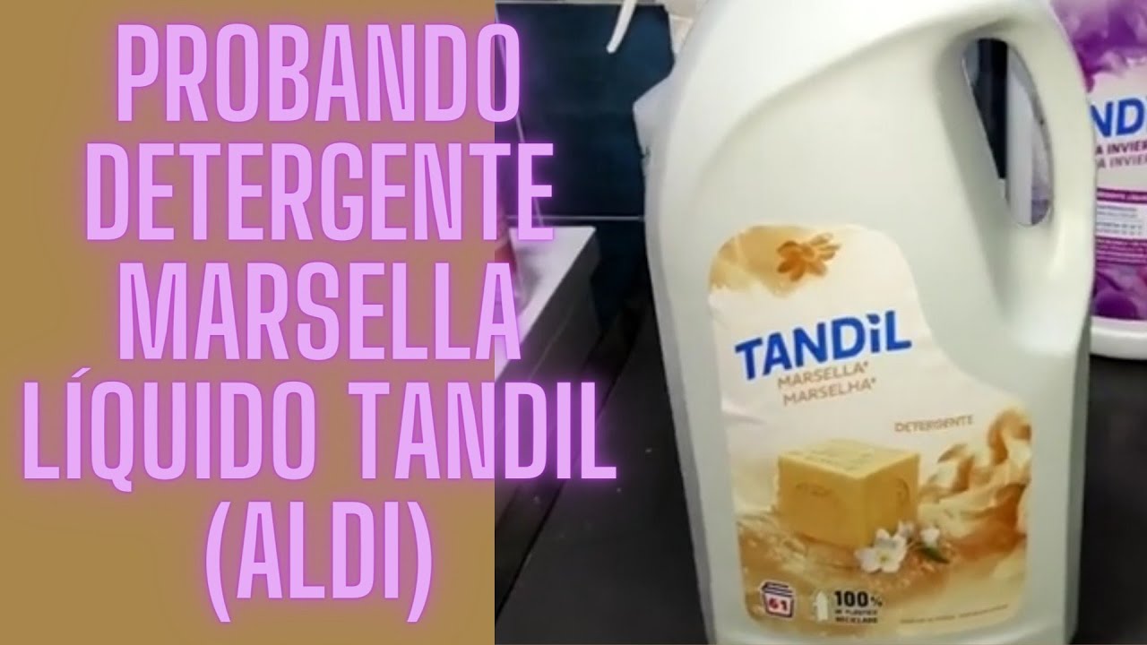 INTERESANTE 🤔 PROBANDO EL NUEVO DETERGENTE DE MARSELLA LÍQUIDO TANDIL DE (ALDI)