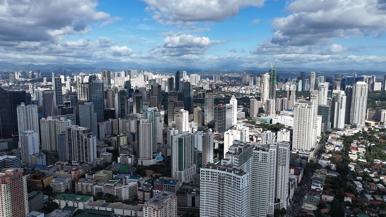 Makati City: Ariel drone shots by DJI flip