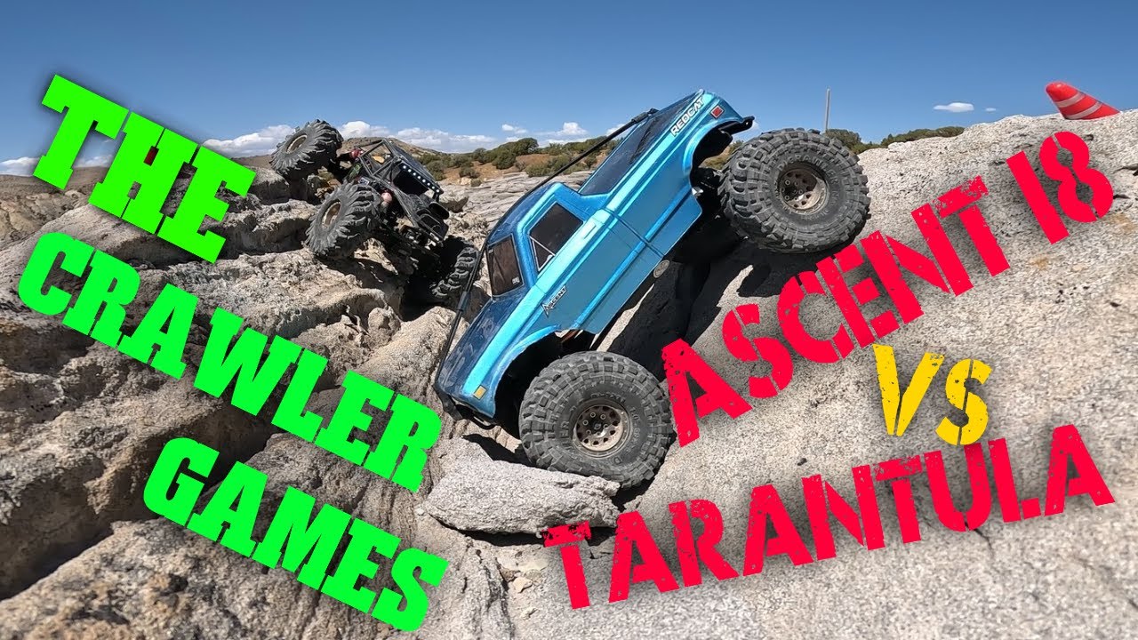 Игры-гусеницы Stockish Redcat Ascent 18 против Trx4m TARANTULA