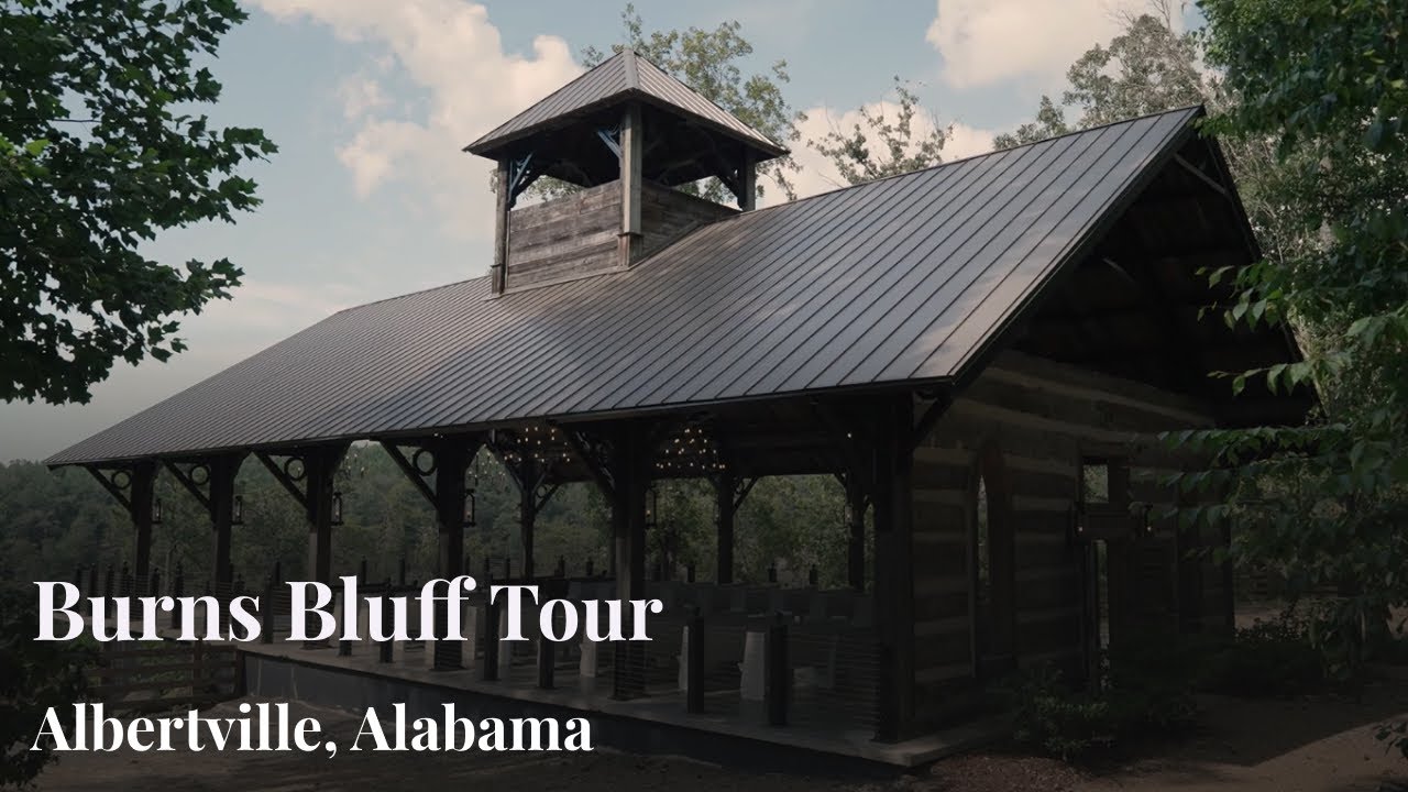 Burns Bluff in Albertville, Alabama--Full Venue Walkthru Tour #alabamaweddingvenues