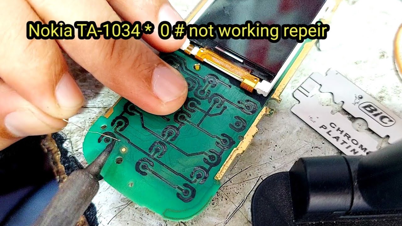 Nokia 1034 *0# Note Warking,nokia 1034 keypad not working,nokia ta 1034 *0# not working,Nokia keypad