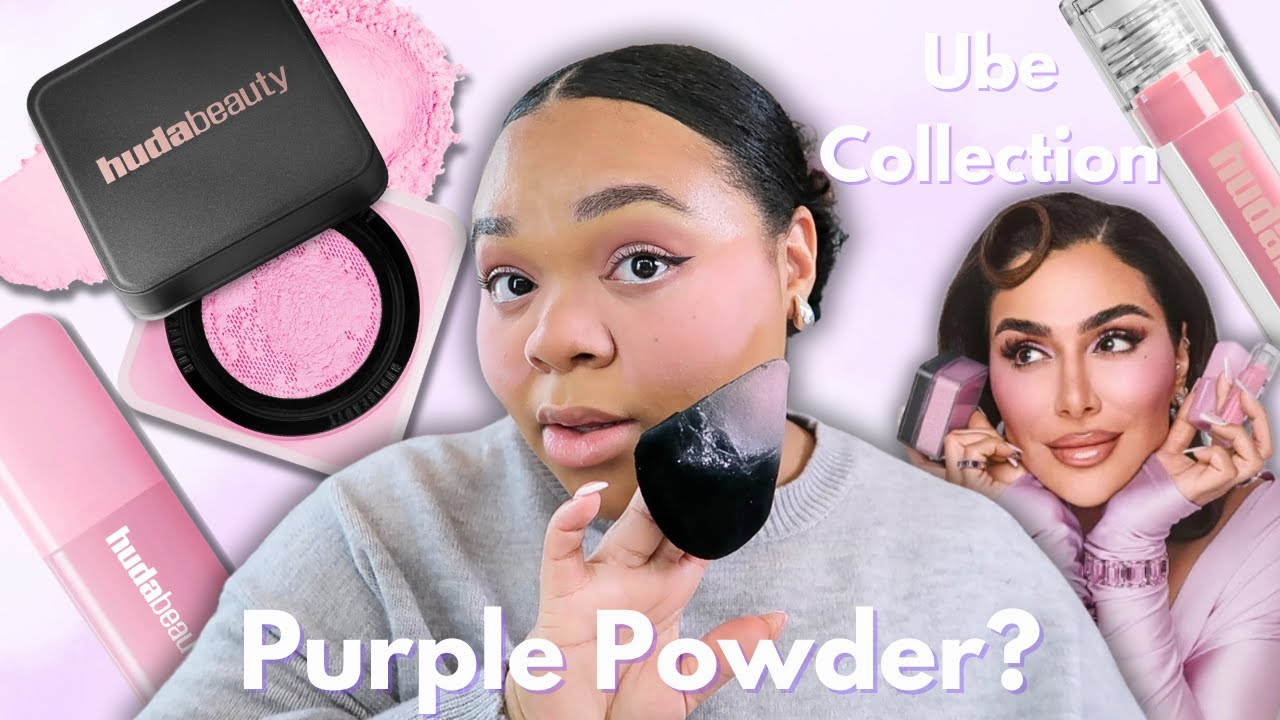 HUDA BEAUTY UBE COLLECTION | Purple Setting Powder?