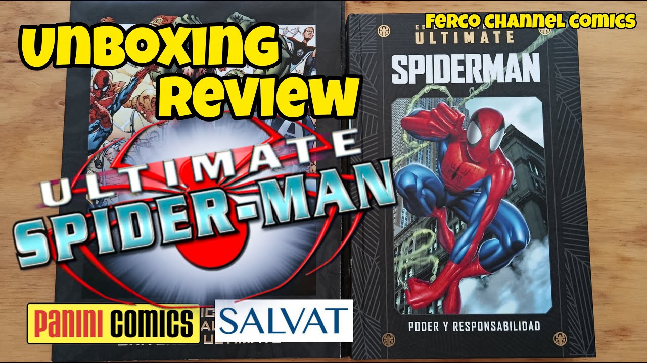 UNBOXING ARACNIDO!!! - ULTIMATE SPIDER-MAN VOL. 1 - SALVAT Y PANINI SE UNEN - JOYA DE EJEMPLAR